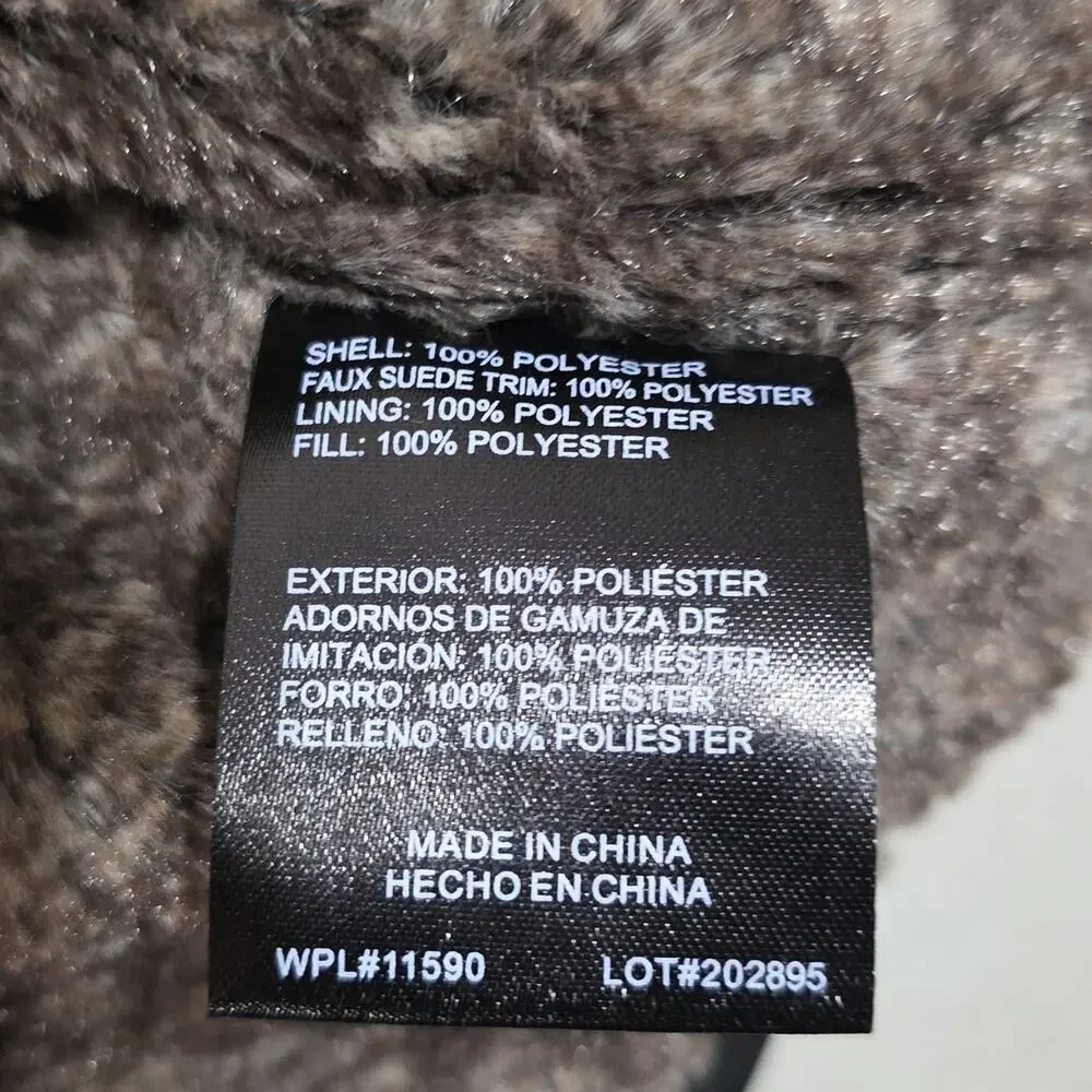 Weatherproof Ultra Soft Cozy Lining Quilted Black Vest Womens Size Small